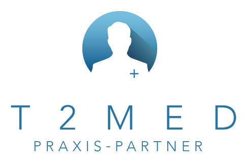 Logo T2med Praxispartner
